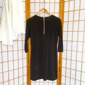 • Michael Kors zip up quarter sleeve mini dress•